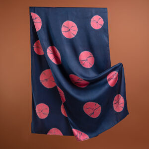 Pink Lily Pads Silk Scarf