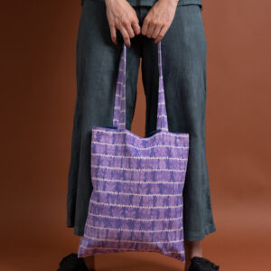 Purple Ripples Tote Bag