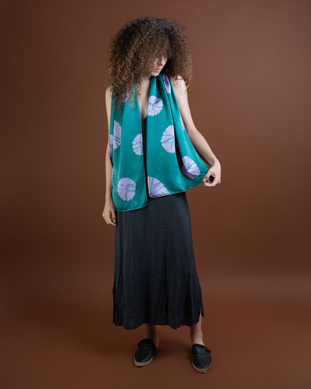 Lea Silk Scarf - Image 8